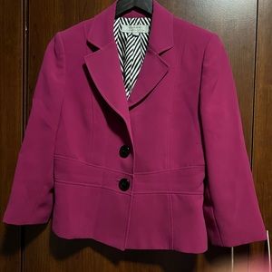 Flattering fitted peplum blazer